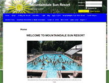 Tablet Screenshot of mountaindalesun.com